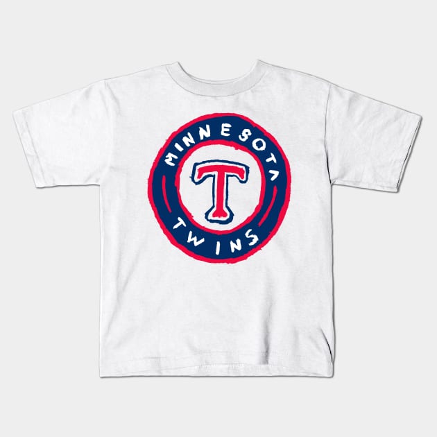 Minnesota Twiiiins 02 Kids T-Shirt by Very Simple Graph